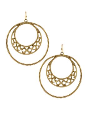 Jessica Simpson Chic Frills Earrings