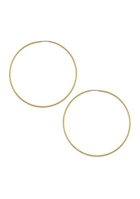Jessica Simpson Basic Hoop Earrings