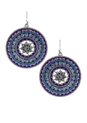 Jessica Simpson Exotic Stone Earrings