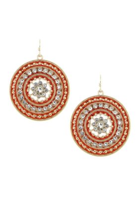 Jessica Simpson Twisted Thread Earrings