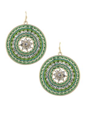Jessica Simpson A Twist Of Color Earrings