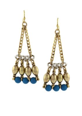 Jessica Simpson Island Belle Linear Chandelier Earrings