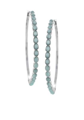 Jessica Simpson All a Flutter Hoop Earrings