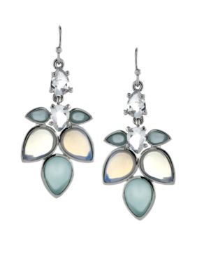 Jessica Simpson All a Flutter Floral Drop Earrings