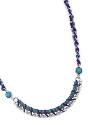 Jessica Simpson Colorful Strand Statement Necklace