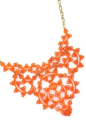 Jessica Simpson Eyelet Statement Necklace