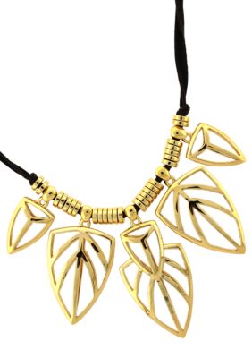 Jessica Simpson Gold Princess Necklace