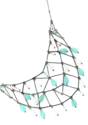 Jessica Simpson All a Flutter Mint Drama Necklace