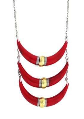Jessica Simpson Desert Traveler Three Row Necklace