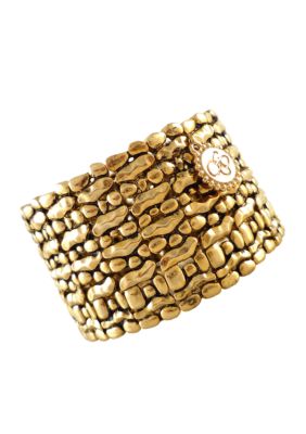 Jessica Simpson Gold Stretch Bracelet