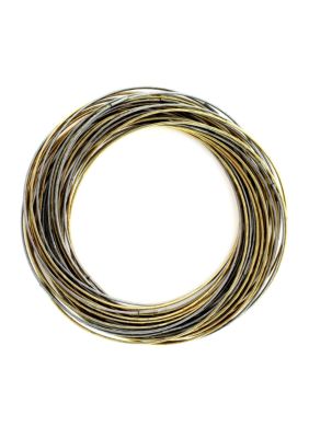 Jessica Simpson Two Tone Bangle Set