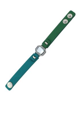 Jessica Simpson Green and Turquoise Tropic Night Bracelet