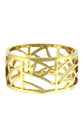 Jessica Simpson Gold Princess Hinge Bracelet