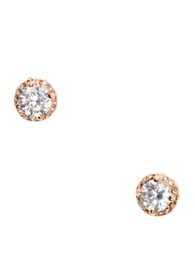 Betsey Johnson Cubic Zirconia Stud Earrings