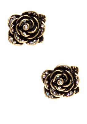 Betsey Johnson Small Flower Stud Earrings