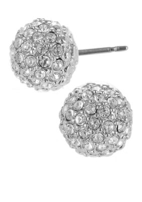 Betsey Johnson Pave Crystal Stud Earring