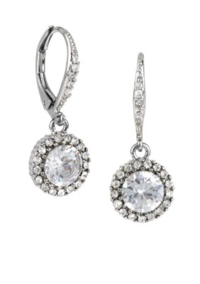 Betsey Johnson Crystal Drop Earrings