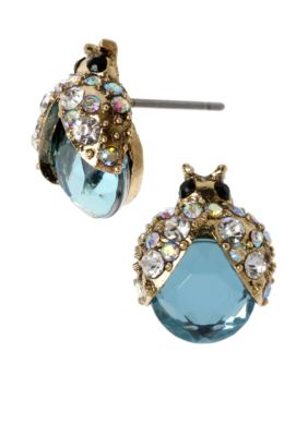 Betsey Johnson Bug Stud Earrings