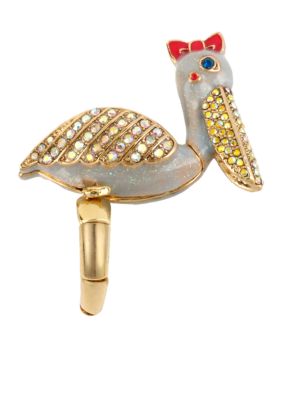 Betsey Johnson Pelican Stretch Ring