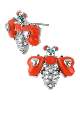 Betsey Johnson Bee Stud Earrings