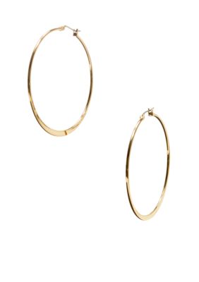 Betsey Johnson Gold Hoop Earrings