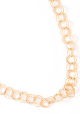 Betsey Johnson Round Chain Necklace