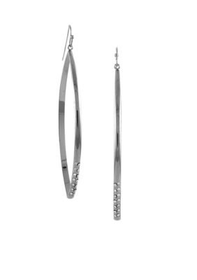BCBGeneration Silver Tone Lemon Drop Earring