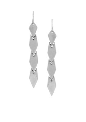 BCBGeneration Silver Apache Linear Earrings