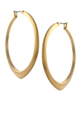 BCBGeneration Core Strength Gold Hoop Earrings