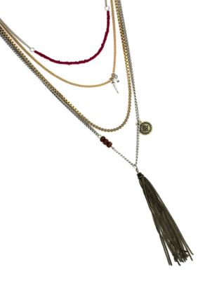 BCBGeneration Gold Apache Multi-Strand Necklace