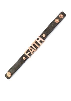 BCBGeneration Metallic Affirmation Bracelet