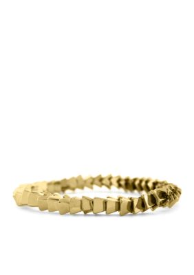 BCBGeneration Gold Apache Pyramid Stretch Bracelet
