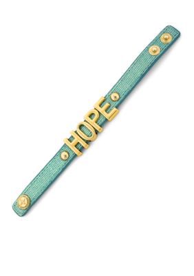BCBGeneration Canvas Affirmation Bracelet