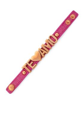 BCBGeneration Canvas Affirmation Bracelet