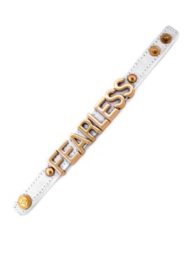 BCBGeneration Canvas Affirmation Bracelet