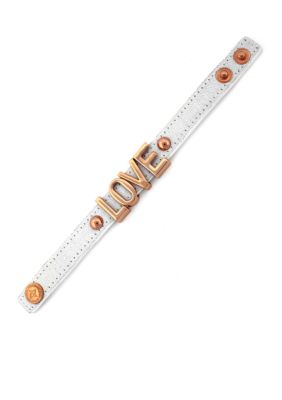BCBGeneration Canvas Affirmation Bracelet
