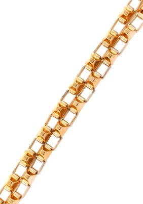 BCBGeneration White Triangle Pyramid Bracelet