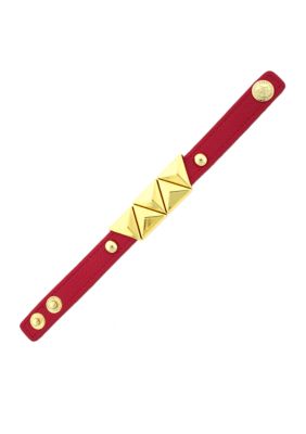 BCBGeneration Coral Triangle Pyramid Bracelet