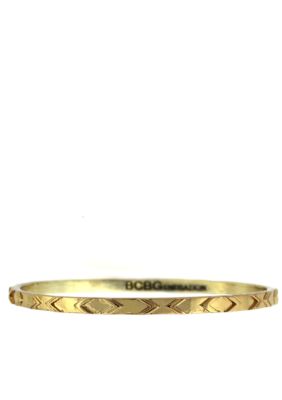 BCBGeneration Gold Chevron Bangle