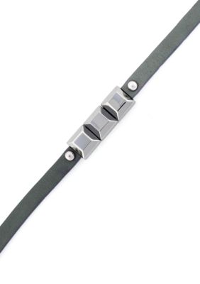 BCBGeneration Grey and Silver Mini Charm Bracelet