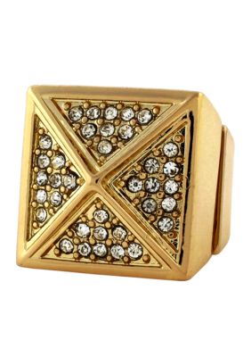 BCBGeneration Gold Vaulted Angles Ring