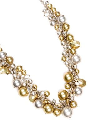 Ruby Rd Chain Fringe Necklace 