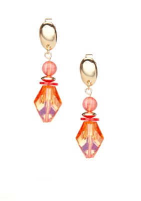Ruby Rd High Voltage Collection Clip Earrings