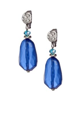 Ruby Rd Beyond The Sea Collection Clip Earrings 