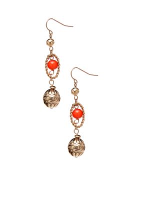 Ruby Rd Citrus Splash Collection Earrings