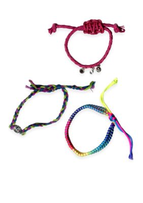 Red Camel Pink Multi Trio Bracelet