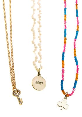 Red Camel 3 Piece Charm Necklace