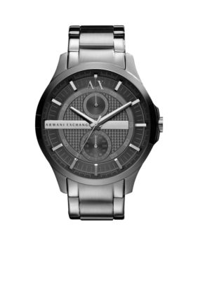 Armani Exchange AX Men's Whitman Grey Stainless Steel Round Watch