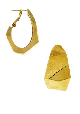 Vince Camuto Gold Hoop Earring