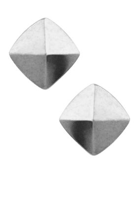 Vince Camuto Silver Pyramid Stud